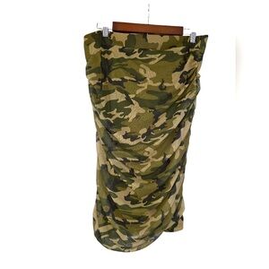 NWT Vinrage Ashley Stewart Camo Pencil Skirt Size 10/12